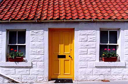 Yellow Door In Elie