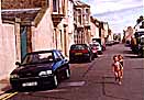 Kids Running To Elie Beach
