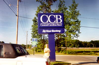CCB is where she goes to the bank.