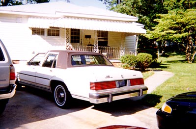 My Grandma's house and car.