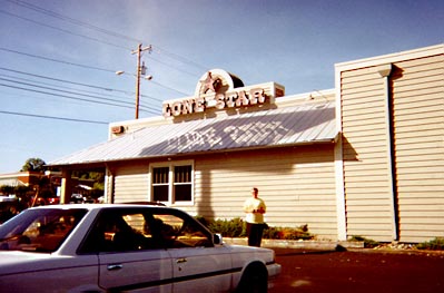 Lone Star is where she goes to eat.